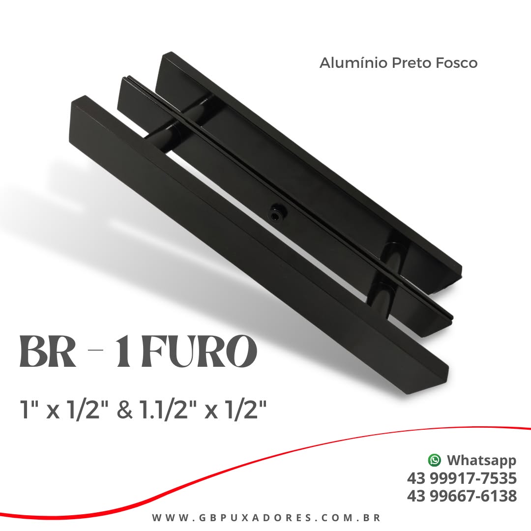 Detalhe de puxador GB Puxadores